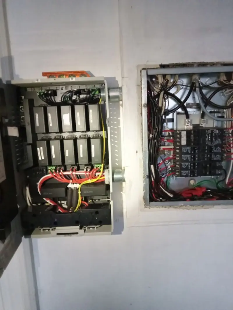 Electrical panel upgrade completed for Security Camera Wiring in Cutten